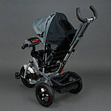 Триколісний дитячий велосипед Best Trike 6588 B-2140, надувні колеса, фото 5