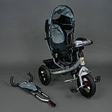 Триколісний дитячий велосипед Best Trike 6588 B-2140, надувні колеса, фото 7