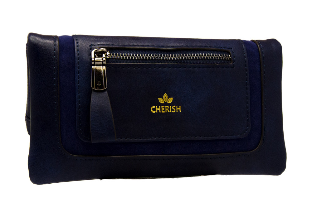 Модний жіночий гаманець 3001 blue