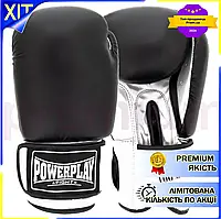 LI Боксерские перчатки PowerPlay Lite Box 3004 Classic Черно-Белые 16 унций LIP77/R
