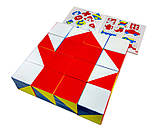 Кубики Нікітіних Склади візерунок (розмір 4,0 х 4,0 х 4,0 см) Вундеркінд (К-001), фото 2