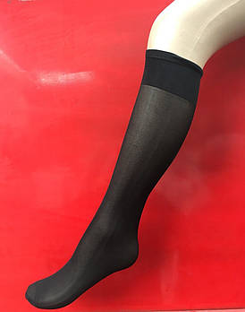 Чорні Жіночі капронові гольфи Kena Шкарпетки довгі шкарпетки Універсальні 10 пар/уп.
