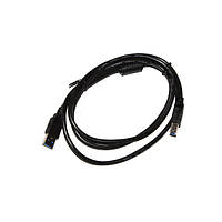 Кабель USB 2.0 - 1.5m AM/BM Atcom феррит. фильтр, черный (5474)