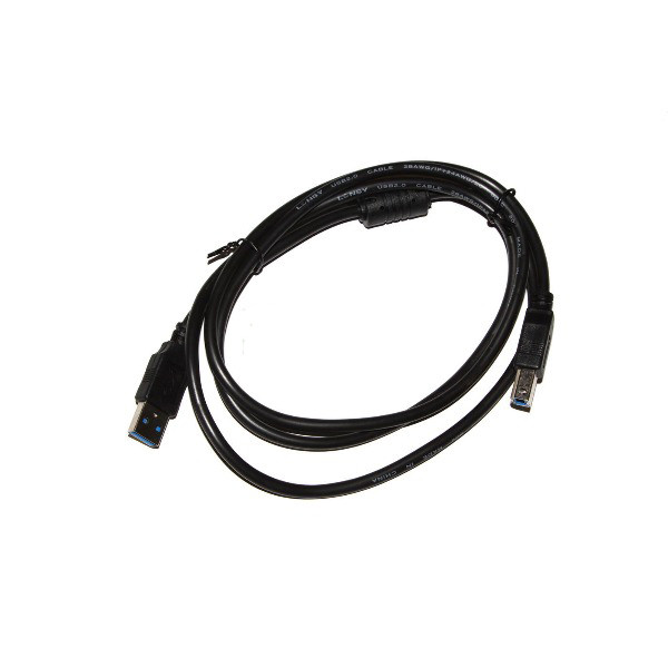 Кабель USB 2.0 - 1.5m AM/BM Atcom феррит. фильтр, черный (5474) - фото 1 - id-p511989093