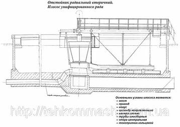 Мулосос діаметром 40 метрів М741 для вторинних радіальних відстійників, ІВР-40, фото 2