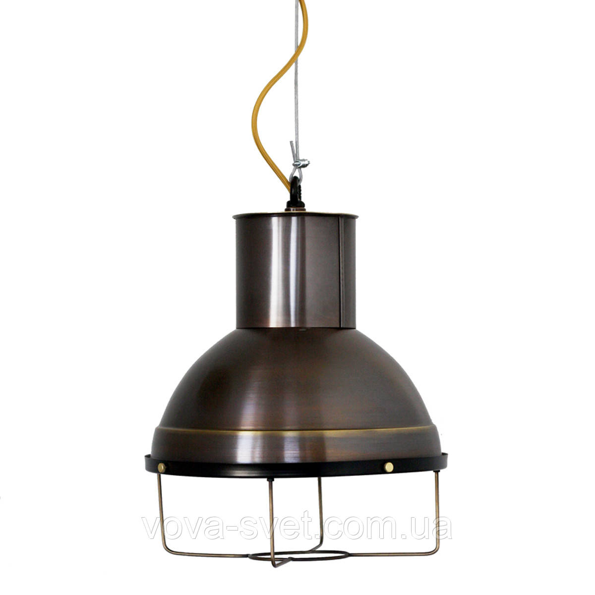 Світильник підвісний купол Loft Steampunk [ Guarantee ] Dark Patina 