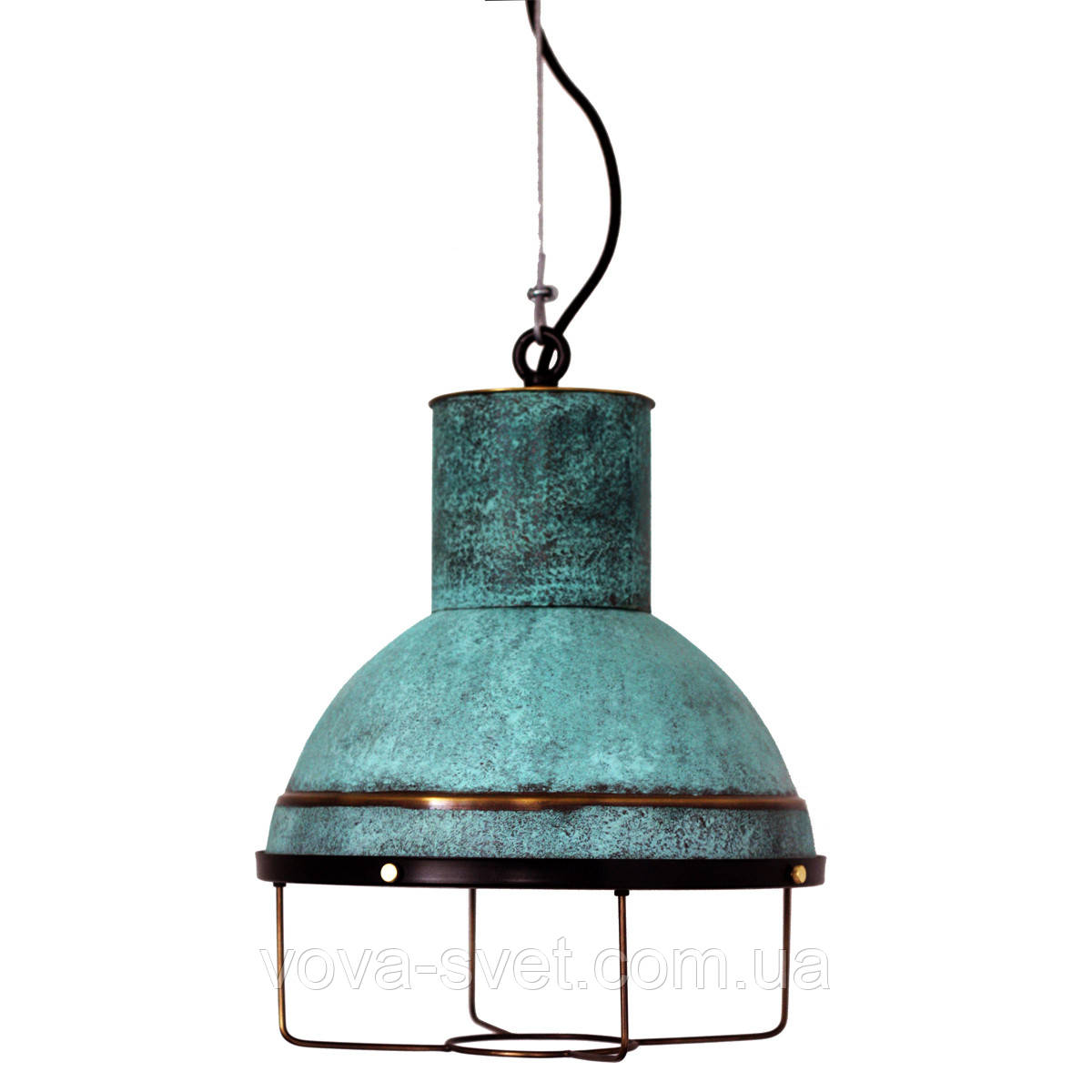 Світильник підвісний купол Loft Steampunk [ Guarantee ] Gren Patina 
