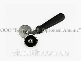 Роликовий ніж для тіста подвійний професійний