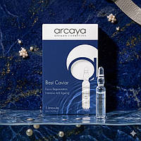 Антивікові ампули з екстрактом чорної ікри Arcaya Best Caviar (Аркая) 5х2 мл — Люкс-догляд та ліфтинг 35+ || YT