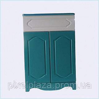 Комод TheMix Classik 600 мм бирюзовый для прачечной T86P7016B4