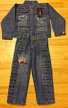 Джинсовий костюм дитячий, фото 5