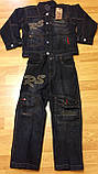 Джинсовий костюм дитячий, фото 7