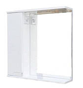 Дзеркало для ванної кімнати Сімпл-Білий 50-17 LED Ліве ПІК