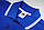Чоловіче Поло Яскраво-синє з Білими смужками Fruit of the loom 63-032-KbXxl, фото 2