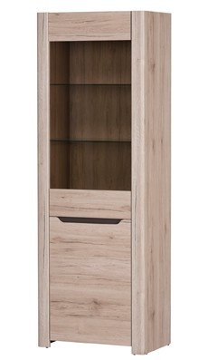 Вітрина DESJO 01 Szynaka дуб san remo - коричневий uni, фото 1