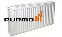Сталевий радіатор PURMO Ventil Compact {нижнє підключення} 33 тип 500 х 500