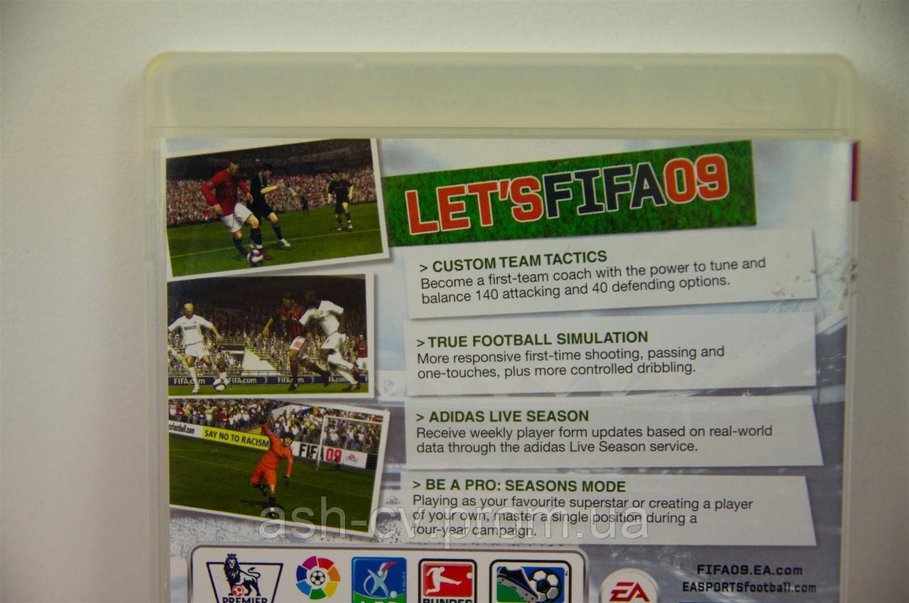 Диск для Playstation 3 игра FIFA 09 - фото 3 - id-p512781577