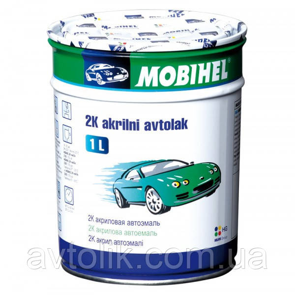 Автоемаль 2К акрилова L90E VW Mobihel двокомпонентна 0,75 л