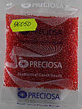 Бисер 10/0, №96050 красный светлый глазурь (уп.50 грамм), фото 2