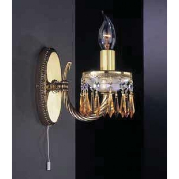 Бра RECCAGNI ANGELO A 4752/1 свічки/топаз