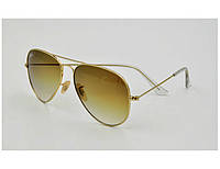 Мужские солнцезащитные очки в стиле RAY BAN aviator 3026 gradient LUX