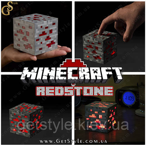 Нічник Minecraft Redstone 7.5 см подарункове паковання