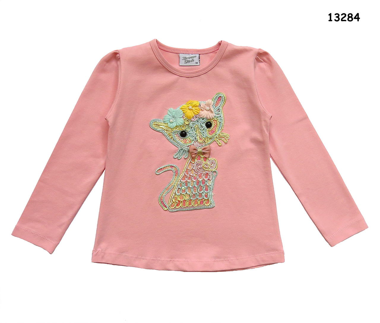 Кофта "Кішечка" для дівчинки. 104, 116 см