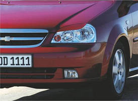 Вії на фари  Chevrolet Lacetti sed (2003-) - Накладки на фари Шевроле Лачетті