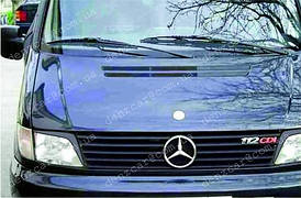 Вії на фари  Mercedes-Benz Vito (1998-2004)(Spirit №2) - Накладки на фари Мерседес-Бенц Віто 638