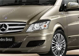 Вії на фари  Mercedes-Benz Vito (2010-) - Накладки на фари Мерседес-Бенц Віто 639