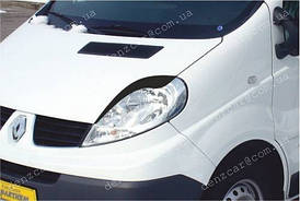 Вії на фари  RENAULT Trafic (2001-) - Накладки на фари Рено Трафік