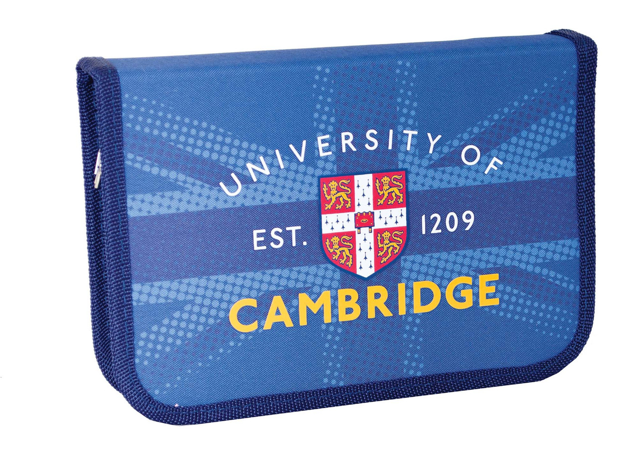 Пенал 1 Вересня твердый одинарный с клапанам Cambridge blue 531379 1 Вересня