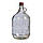 Пляшка скляна 5,0 л "Лоза" з ручкою та пластиковою кришкою, фото 4