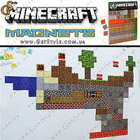 Магниты Minecraft - "Magnets Set" - 160 шт