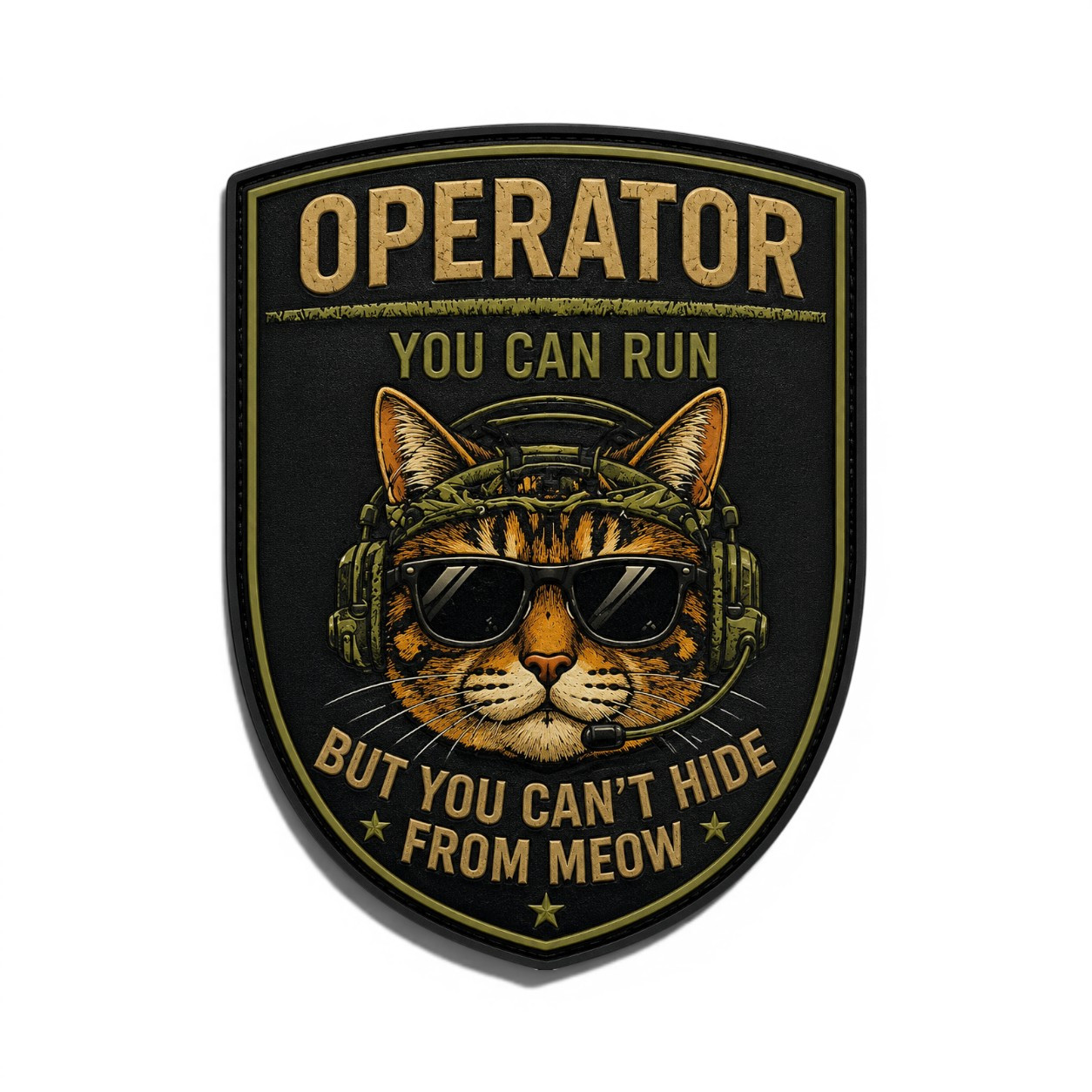 Патч / шеврон You can run but you can`t hide
