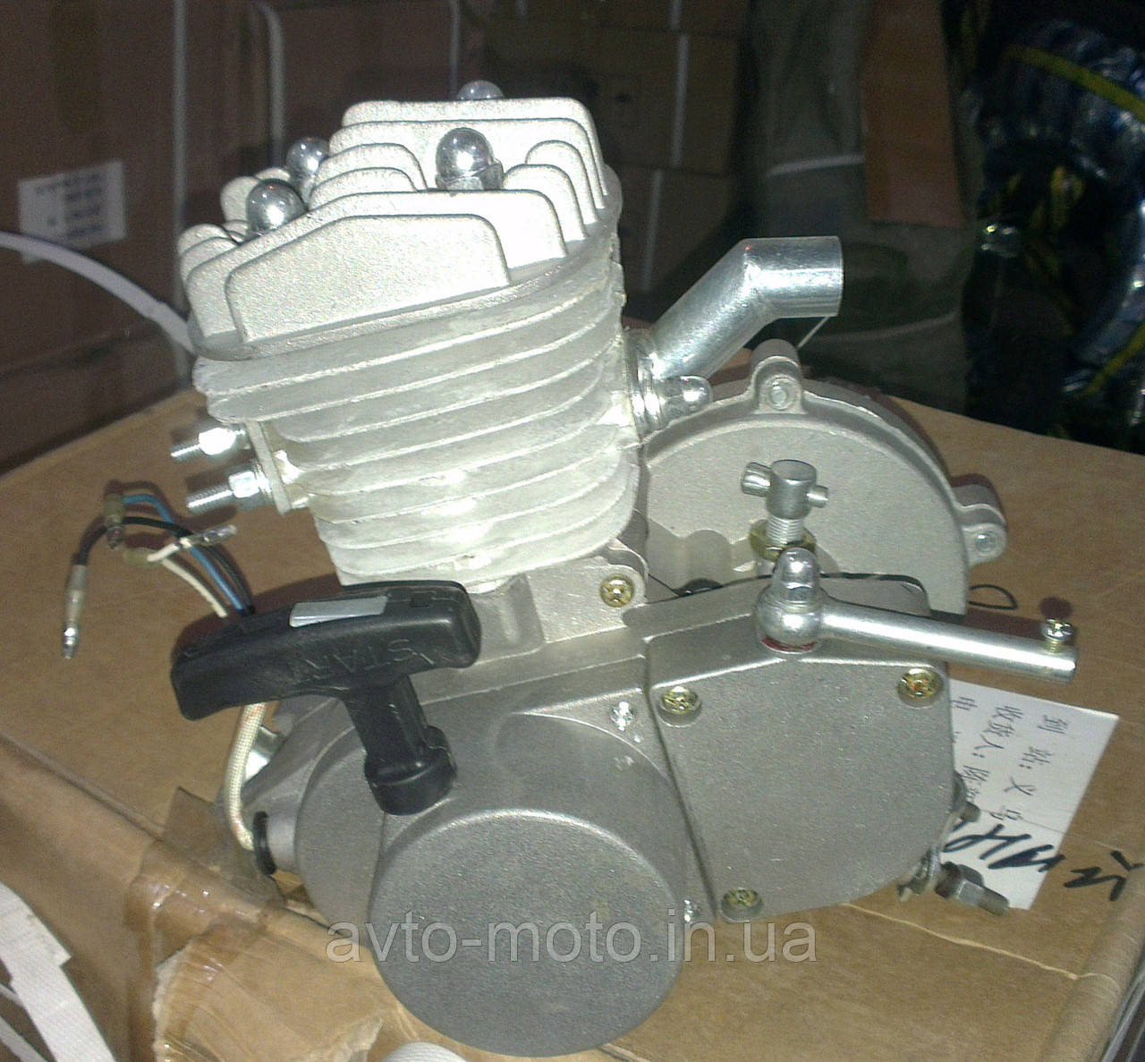Двигатель веломотор с ручным стартером 80 сс (ОРИГИНАЛ) - фото 3 - id-p34379797