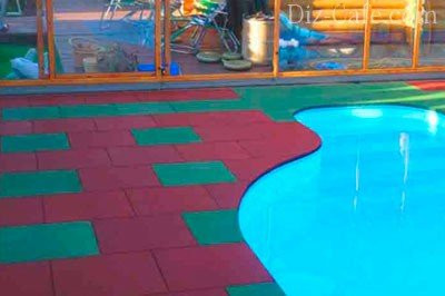 Травмобезпечна гумова плитка