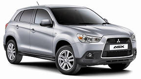 Накладки на пороги Mitsubishi ASX