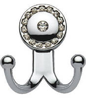 Гачок меблевий PLS BONCUK 13.147-06/06 з камінням Хром