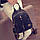Жіночий міський рюкзак чорного кольору, фото 2