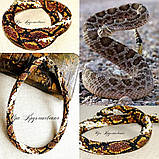 Жіноча прикраса - джгут "Зміїний", фото 2