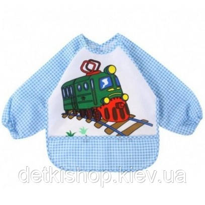 Слинявчик із рукавами «Love Care» (поїзд), фото 1