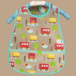 Слинявчик з кишенею «Транспорт» (PEVA)