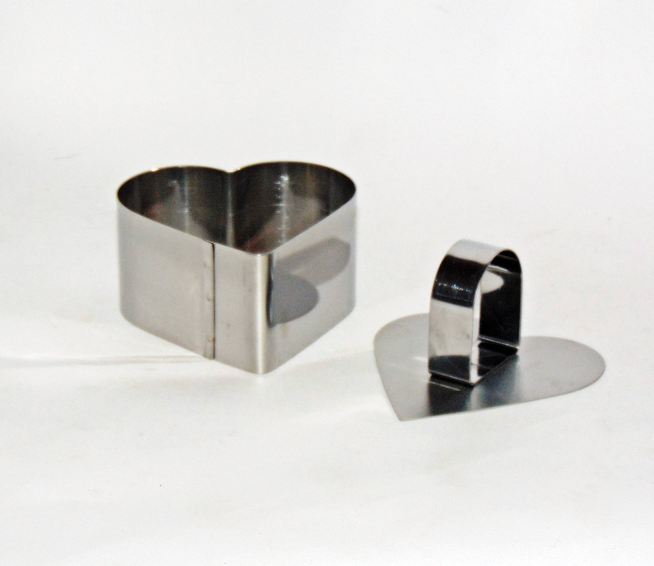 Форма для мусу, салати серце з притискачем, фото 1