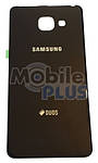 Samsung SM-A510 Galaxy A5 2016 Задня скляна кришка, Black, original (PN:GH82-11300B)