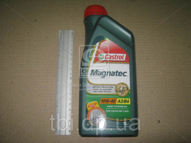 Масло моторное Castrol Magnatec 10w-40 A3/B4 (Канистра 1л) - фото 1 - id-p34385024