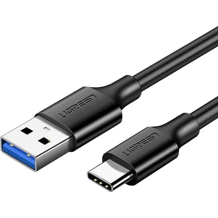 Дата кабель USB 3.0 AM to USB-C 0.5m 3A US184 black Ugreen (20881), фото 1