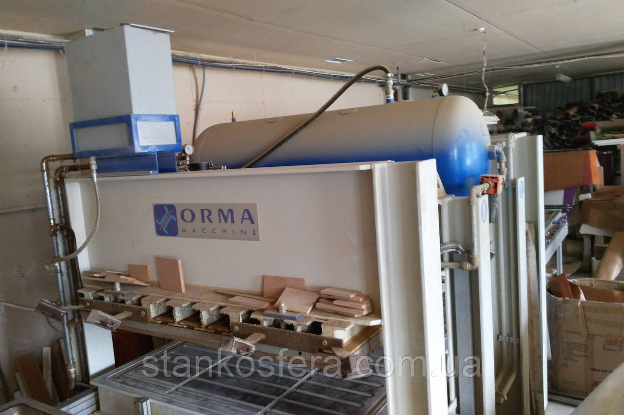 Мембранно-вакуумный пресс Orma Air System 25-14 б/у 11г. для облицовки шпоном и пленкой ПВХ - фото 3 - id-p513237257