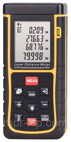 Професійний Лазерний Далекомір HAMMER DSL 80 (SR80WE) (0.02 м до 80.0 м) З-м V,S і по Піфагору.