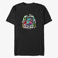 Футболка Drip Minecraft Киношный Куриный Жокей. Майнкрафт
